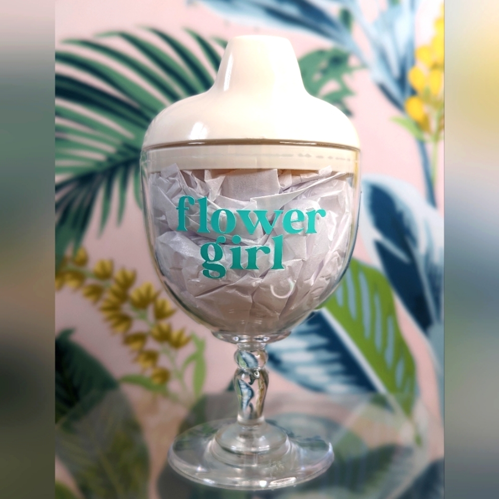 Flower Girl Wine Sippy Cup - Wedding - Bridal & Baby Shower Gifts